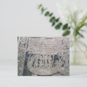 Detail van een afbeelding steen briefkaart (Staand voorkant)