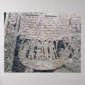 Detail van een afbeelding steen poster (Voorkant)