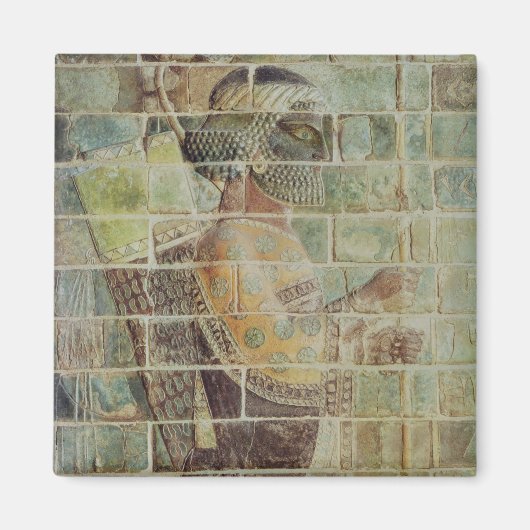 Detail van een archer van een fries magneet (Voorkant)