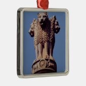 Detail van een Ashoka-pilaar Metalen Ornament (Rechts)