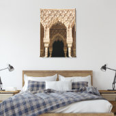 Detail van een galerijboog van het Hof Canvas Afdruk (Insitu (Slaapkamer))