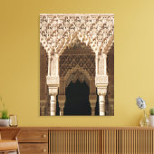 Detail van een galerijboog van het Hof Canvas Afdruk (Insitu (Woonkamer))