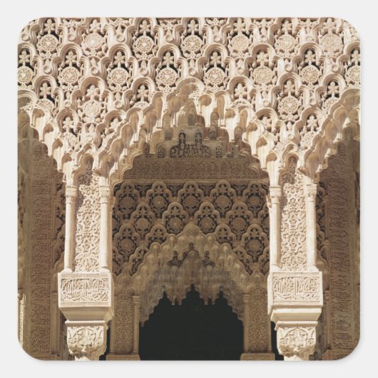 Detail van een galerijboog van het Hof Vierkante Sticker (Voorkant)