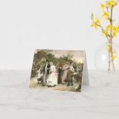 Detail van een Huwelijk van het Dorp door Luke Kaart (Gele Bloem)