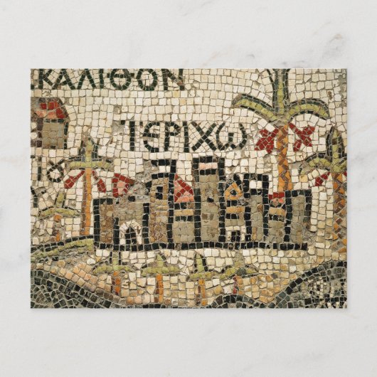 Detail van een kaart van Jericho (Voorkant)