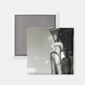 Detail van een karikatuur van de Erechtheion Magneet (Voorkant / Achterkant)