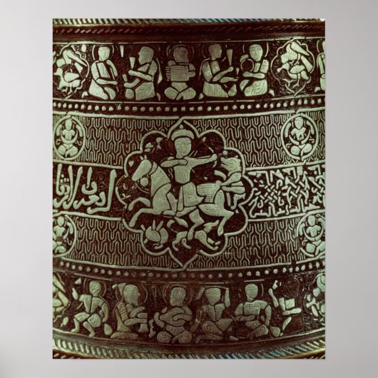 Detail van een lamp uit Egypte, 1282 Poster (Voorkant)