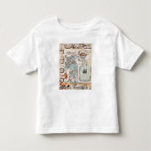 Detail van een Mayaanse codex Kinder Shirts (Voorkant)