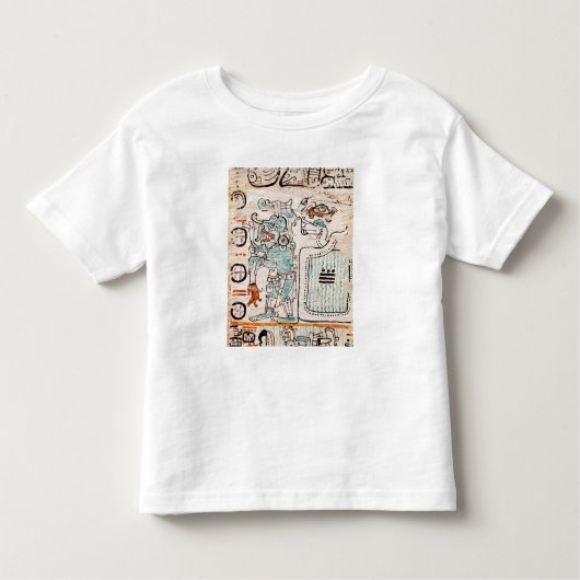 Detail van een Mayaanse codex Kinder Shirts (Voorkant)