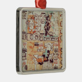 Detail van een Mayaanse Codex Metalen Ornament (Rechts)
