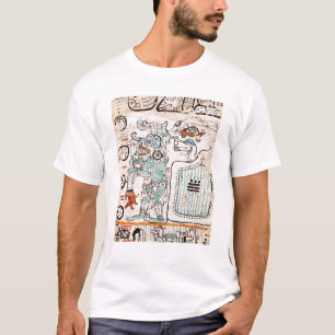 Detail van een Mayaanse codex T-shirt