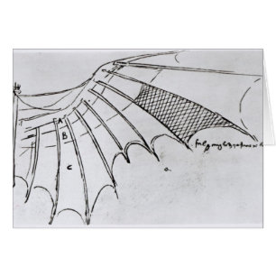 Detail van een mechanische vleugel
