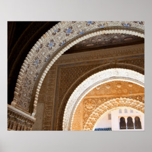 Detail van een reeks  archieven van de Alham Poster