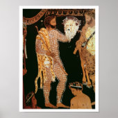 Detail van een rode-cijfervaas waarop een acteur i poster (Voorkant)