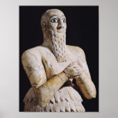 Detail van een standbeeld van Itur-Shamagen Poster (Voorkant)