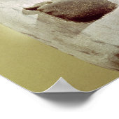 Detail van een standbeeld van Mentuhotep II Poster (Hoek)