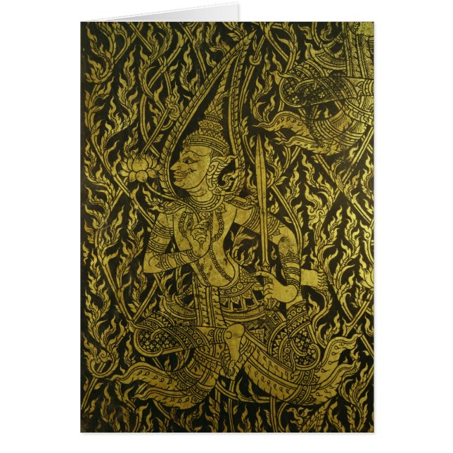 Detail van een Thaise kabinet (Voorkant)