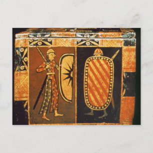 Detail van een trouwborst briefkaart