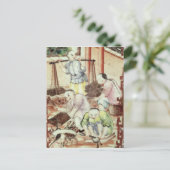 Detail van een vaas waarin ambachtslieden worden a briefkaart (Staand voorkant)