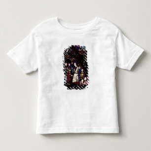Detail van een venster kinder shirts