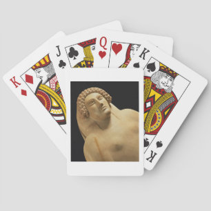 Detail van een vrouw sarcofaag van Cadiz, 5e tot 4 Pokerkaarten