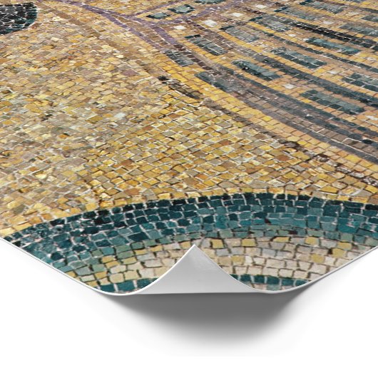 Detail van een Warrior Christus Poster (Hoek)