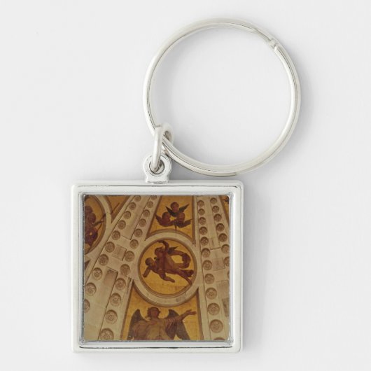 Detail van engelen uit de koepel, gebouwd 1635-42 sleutelhanger (Voorkant)