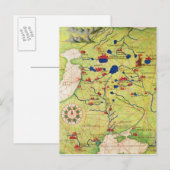 Detail van Europa en Centraal-Azië Briefkaart (Voorkant / Achterkant)