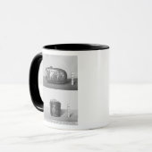 Detail van het deksel van een pyxide mok (Voorkant links)