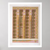 Detail van het grote plafond van de moskee van El- Poster (Voorkant)