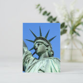 Detail van het standbeeld van het liberty's Head a Briefkaart (Staand voorkant)