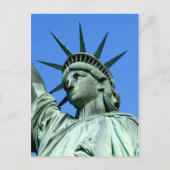 Detail van het standbeeld van het liberty's Head a Briefkaart (Voorkant)