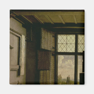 Detail van het venster magneet