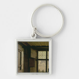 Detail van het venster sleutelhanger