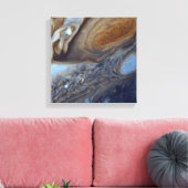 Detail van Jupiter Atmosphere Great Red Spot Canvas Afdruk (Insitu (Woonkamer))