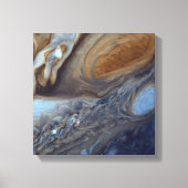 Detail van Jupiter Atmosphere Great Red Spot Canvas Afdruk (Voorkant)