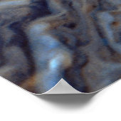 Detail van Jupiter Atmosphere Great Red Spot Poster (Hoek)