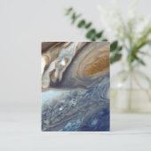 Detail van Jupiter's Atmosphere Great Red Spot Briefkaart (Staand voorkant)