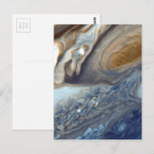 Detail van Jupiter's Atmosphere Great Red Spot Briefkaart (Voorkant / Achterkant)