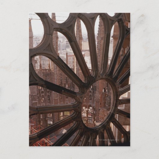 Detail van La Sagrada Familia, Barcelona, Spanje Briefkaart (Voorkant)