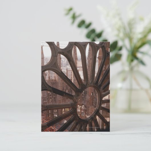 Detail van La Sagrada Familia, Barcelona, Spanje Briefkaart (Staand voorkant)