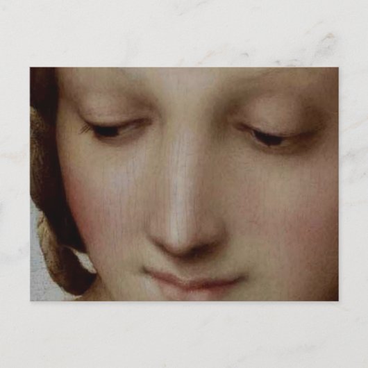 Detail van Madonna van de Meadow Briefkaart (Voorkant)