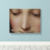 Detail van Madonna van de Meadow Canvas Afdruk (Insitu (Houten vloer))