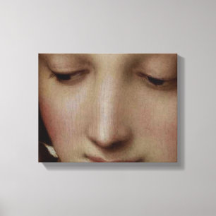 Detail van Madonna van de Meadow Canvas Afdruk