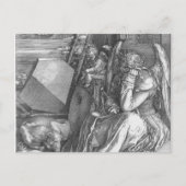 Detail van Melancholia I door Albrecht Dürer (1514 Briefkaart (Voorkant)