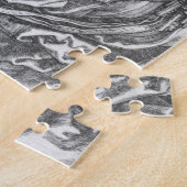 Detail van Melancholia I door Albrecht Dürer (1514 Legpuzzel (Zijkant)