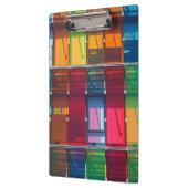 Detail van multicolor commercieel gebouw klembord (Links)