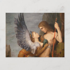 Detail van Oedipus en de Sphinx van Gustave Moreau Briefkaart
