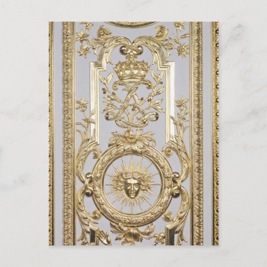 Detail van paneling briefkaart (Voorkant)