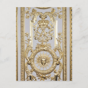 Detail van paneling briefkaart